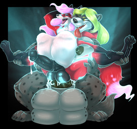 2_penises 4_arms 4_balls abdominal_bulge anal anal_penetration animal_genitalia animal_penis anthro balls big_balls big_breasts big_penis bodily_fluids breasts cum cum_inside diphallism duo equine_genitalia equine_penis erection femboy fur genital_fluids genitals gynomorph gynomorph/male hair horizontal_diphallism huge_balls huge_penis hyper hyper_balls hyper_genitalia hyper_penis intersex intersex/male male multi_arm multi_balls multi_genitalia multi_limb multi_penis nipples nude open_mouth penetration penis sex simple_background teeth tongue tongue_out bloo jaaeke rhentin canid canine fox hyena mammal spotted_hyena 2017 hi_res
