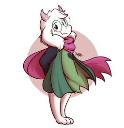 2_horns anthro barefoot black_eyes clothing emanata eyelashes eyewear feet fur glasses green_clothing green_robe heart_symbol horn looking_at_viewer male pink_scarf robe scarf simple_background smile solo white_body white_fur azenzeph deltarune undertale_(series) ralsei bovid caprine darkner goat mammal 2021 hi_res signature