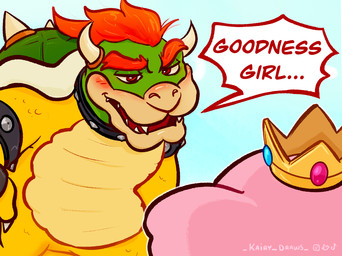 2_horns after_transformation anthro armband bald big_ears black_armband black_collar blue_sky blush blush_lines brown_line_art claws collar crown curved_horn dialogue duo eyebrows featureless_crotch female female_anthro finger_claws fingers gem green_head green_shell hair headgear horn king lidded_eyes light looking_at_another male male_anthro multicolored_body multicolored_scales open_mouth open_smile outside pink_body pink_skin princess red_eyebrows red_eyes red_hair red_tongue royalty ruby_(gem) sapphire_(gem) scales sharp_teeth shell short_hair short_horn singing sky small_horn smile smiling_at_another spiked_armband spiked_collar spiked_shell spikes spikes_(anatomy) tan_body tan_horn tan_scales tan_spikes teeth text thick_eyebrows thick_thighs tiktok_logo tongue white_claws yellow_body yellow_scales kairy_draws dreamworks madagascar_(series) mario_bros nintendo super_mario_bros_wonder tiktok bowser elephant_peach princess_peach elephant elephantid koopa mammal proboscidean scalie 2023 colored colored_line_art digital_drawing_(artwork) digital_media_(artwork) english_description english_text hi_res lighting shaded