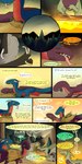 absurd_res campfire comic cooking dinosaur dragon dragonscape drekir dromaeosaurid drugs english_text extinct female feral fire forl_(thepatchedragon) gift group hi_res hiker_(thepatchedragon) jat_(thepatchedragon) male morning mythological_creature mythological_scalie mythology post-apocalyptic prehistoric_species ralan_(thepatchedragon) reptile scalie smoking_pipe sunrise text thepatchedragon theropod tribal tribal_clothing