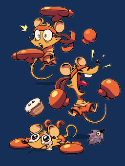 accessory anthro biped bodily_fluids bottomwear clothing crying eyelashes eyes_closed female floating_hands fur headband lying on_front open_mouth open_smile orange_body orange_fur shorts smile solo surprised tears wide_eyed discount-supervillain deltarune undertale_(series) orange_(deltarune) mammal mouse murid murine rodent seven_flowers 2026 3:4 alpha_channel digital_media_(artwork) hi_res