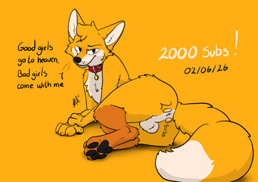 animal_genitalia animal_penis anthro anus balls barely_visible_anus barely_visible_genitalia barely_visible_penis blush body_blush canine_genitalia canine_penis celebration collar cute_fangs fangs fluffy_balls fur genitals good_girl looking_at_viewer markings numbers_on_anus orange_body penis presenting relaxing sheath simple_background simple_coloring simple_eyes smile smiling_at_viewer smirk smirking_at_viewer solo tail tan_body tan_fur teeth text tongue tongue_out whiskers raposanaranja chris_(raposanaranja) canid canine fox mammal absurd_res english_text hi_res