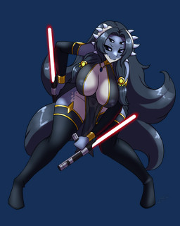 big_breasts boots breasts clothing dual_wielding female footwear holding_lightsaber holding_object holding_weapon huge_breasts jewelry legwear lightsaber lightsaber_tonfa melee_weapon monster_girl_(genre) multi_eye red_lightsaber shoes sith sleeves stockings weapon furball star_wars tikktik arachnid arthropod spider 2025 4:5 alpha_channel hi_res