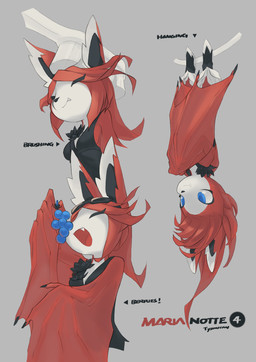 ^_^ animal_ears anthro attachment bat_ears bat_tail bat_wings berry biped black_clothing black_dress black_nails blue_eyes blush bottomwear breasts brush chinese_commentary clip_on clothing colored_nails commentary dangling dress eating electronics english_commentary eyes_closed eyewear eyewear_on_head fangs female flower food footwear fruit fur grape hair hairbrush hanging_by_feet happy headphones high_heels kemono light_smile low-angle_view medium_breasts medium_hair membrane_(anatomy) membranous_wings mouth_closed multiple_angles nails open_mouth plant puffy_shorts red_body red_fur red_hair shoes shorts simple_background smile solo sunglasses teeth text tsurime upside_down white_bottomwear white_clothing white_shorts wings tyson_tan brushie_brushie_brushie freedom_planet galaxytrail maria_notte bat mammal megabat 2017 2018 absurd_res digital_media_(artwork) hi_res krita_(artwork) model_sheet signature