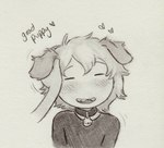ambiguous_gender bdsm blush collar duo hair headpat pet_praise petplay praise roleplay smile teeth toony lynxfurr adventure_time cartoon_network finn_the_human animal_humanoid canid canid_humanoid canine canine_humanoid dog_humanoid humanoid mammal mammal_humanoid