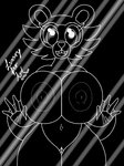 against_surface anthro anthrofied areola behind_glass big_areola big_breasts big_nipples breasts breasts_on_glass female genitals huge_breasts nipples on_glass pokemorph pussy simple_background solo luxury_furart nintendo pokemon chloe_(luxury_furart) fan_character bidoof generation_4_pokemon pokemon_(species) 3:4 black_and_white digital_media_(artwork) hi_res monochrome