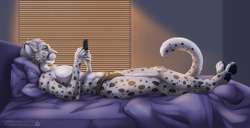 4_toes 5_fingers anthro clothed clothing feet fingers male solo toes akira_volfsar felid leopard mammal pantherine 2021 digital_media_(artwork) hi_res