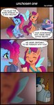 cutie_mark eye_mask female feral hooves horn sitting sleeping sound_effects text vowelless vowelless_sound_effect zzz uotapo hasbro mlp_g5 my_little_pony mythology izzy_moonbow_(mlp) misty_brightdawn_(mlp) senor_butterscotch_(mlp) sunny_starscout_(mlp) earth_pony equid equine horse mammal mythological_creature mythological_equine pony unicorn comic english_text hi_res