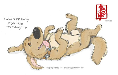 animal_genitalia balls breath brown_body brown_fur collar feral fur genitals lying male nude on_back panting sheath solo text tongue fennec_(artist) disney pixar up_(film) dug_(up) bird_dog canid canine canis domestic_dog golden_retriever hunting_dog mammal retriever english_text sketch
