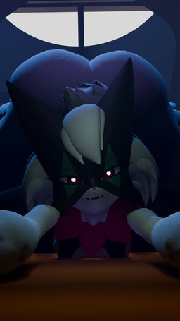 anthro ass_up big_butt butt female heart_eyes heart_symbol looking_at_viewer solo gummitonic seriuswolf_(modeler) nintendo pokemon generation_9_pokemon meowscarada pokemon_(species) 3d_(artwork) 3d_animation absurd_res animated digital_media_(artwork) hi_res short_playtime webm