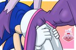 anthro blush bottomwear breasts butt butt_worship clothing duo eyes_closed face_in_ass facesitting female female_facesitting_male leg_grab male male/female pants purple_clothing sitting_on_another tail tight_bottomwear tight_clothing tight_pants white_bottomwear white_clothing white_pants sonicguru sega sonic_the_hedgehog_(series) blaze_the_cat sonic_the_hedgehog domestic_cat eulipotyphlan felid feline felis hedgehog mammal 2024