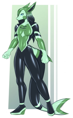 alternate_species anthro black_hair black_latex blue_eyes clothing dorsal_fin drone fin green_hair green_latex hair latex latex_clothing latex_skinsuit male multicolored_clothing multicolored_hair multicolored_skinsuit skinsuit solo standing tail tail_fin tight_clothing two_tone_clothing two_tone_hair two_tone_skinsuit c91 kiyn_(kiynatonis) aquatic fish shark 2023 absurd_res hi_res story story_in_description