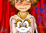 anthro christopher_thorndyke comic cream_the_rabbit duo female human lagomorph leporid male mammal monkeyxflash rabbit sega sonic_the_hedgehog_(series) sonic_x warm_colors young young_anthro young_human