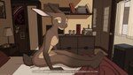 4_toes 5_fingers anthro areola breasts clothed clothing eyebrows eyelashes feet female fingers inside nipples nude smile solo toes autumndeer lagomorph leporid mammal rabbit 2022 digital_media_(artwork) hi_res