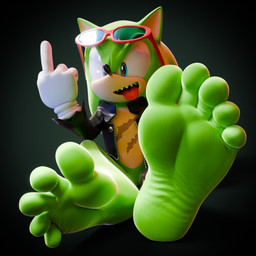 5_toes anthro barefoot blue_eyes clothing feet foot_focus gloves green_body handwear male open_mouth sharp_teeth soles solo teeth toes tongue feetymcfoot archie_comics sega sonic_the_hedgehog_(archie) sonic_the_hedgehog_(comics) sonic_the_hedgehog_(series) scourge_the_hedgehog eulipotyphlan hedgehog mammal 1:1 3d_(artwork) absurd_res digital_media_(artwork) hi_res