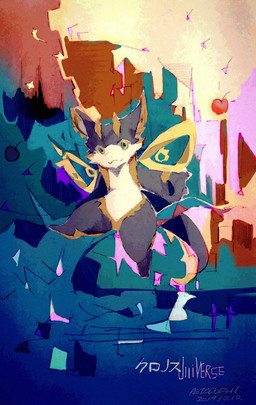 ambiguous_gender anthro apple floating food fruit grey_body horn looking_at_viewer markings plant solo thick_thighs petadodu cygames dragalia_lost mythology nintendo chronos_(dragalia_lost) dragon mythological_creature mythological_scalie scalie hi_res