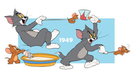 anthro axe blue_background bowl container crossed_legs drinking group happy holding_person looking_at_another male melee_weapon milk on_model running simple_background sitting smile standing tail tail_grab weapon white_background atori metro-goldwyn-mayer tom_and_jerry jerry_mouse thomas_cat tuffy_mouse domestic_cat felid feline felis house_mouse mammal mouse murid murine rodent tuxedo_cat