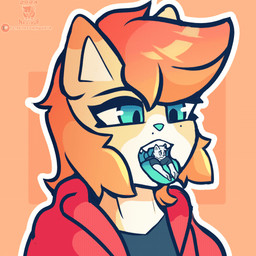anthro anthro_pred biped blue_eyes clothed clothing duo femboy femboy_pred fur hair macro male male_pred micro neck_bulge open_mouth oral_vore simple_background size_difference text tongue topwear vore nagifur nagi_(nagifur) 1:1 2024 animated animated_gif digital_media_(artwork) english_text low_res short_playtime
