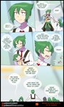 2021 airport asian_clothing baby baby_harness blouse bottomwear brother_(lore) child clothing comic dialogue east_asian_clothing english_text eyes_closed family female gavin_(sirgallade) gina_(sirgallade) giorno_(sirgallade) gloria_(sirgallade) grace_(sirgallade) grant_(sirgallade) green_hair group gwen_(sirgallade) hair hi_res human human_only japanese_clothing japanese_school_uniform male mammal matemi motion_lines necktie not_furry onesie open_mouth pacifier pants red_eyes school_uniform seats serafuku shirt sibling_(lore) silver_soul_(comic) sir_gallade sister_(lore) sweater text topwear twins_(lore) uniform window young
