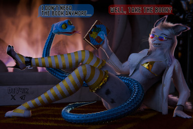 anthro bdsm bent_legs bondage bound butt clothing dialogue feet female feral fire fur gold_(metal) gold_jewelry grey_body grey_fur humor jewelry legwear male male/female nude on_ground pose restraints rope rope_bondage scales solo stockings dev4ik disney passiontail_isle zootopia gary_de'snake kitty_lynxley felid feline lynx mammal reptile scalie snake 3d_(artwork) absurd_res digital_media_(artwork) hi_res lol_comments meme pinup