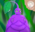 anthro areola belly_overhang curvy_figure duo female front_view looking_at_viewer male male/female mouthless navel nipples nude obese obese_anthro obese_female overweight overweight_anthro overweight_female plant standing thick_thighs voluptuous voluptuous_female wide_hips puhba nintendo pikmin pogchamp olimar elemental_creature flora_fauna pikmin_(species) purple_pikmin 2023 absurd_res digital_drawing_(artwork) digital_media_(artwork) hi_res meme