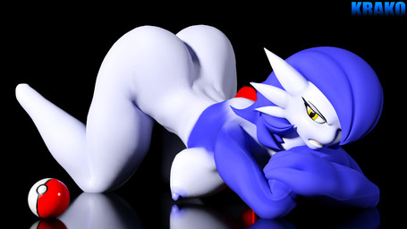 ass_up big_breasts big_butt black_background blue_hair breasts butt clock curvy_figure female hair nipples not_furry nude pokeball simple_background small_waist suggestive_look suggestive_pose voluptuous voluptuous_anthro white_body wide_hips yellow_eyes krako warfaremachine_(modeler) nintendo pokemon warfare_gardevoir gardevoir generation_3_pokemon humanoid mammal pokemon_(species) 3d_(artwork) absurd_res blender_(artwork) blender_cycles_(artwork) digital_media_(artwork) hi_res