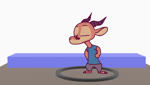 2_horns 2d_on_3d ambiguous_gender anthro anthro_to_inanimate barefoot biped blinking bottomwear brown_body brown_fur chibi clothed clothing facial_markings feet food food_transformation fur hand_on_hip head_markings horn inanimate_transformation looking_at_viewer markings pants shirt shocked simple_background solo standing t-shirt taco tan_body tan_fur topwear transformation white_background fuel_(artist) chico_(fuel) antelope bovid gazelle mammal 2021 2d_animation 3d_(artwork) 3d_animation animated blender_(artwork) digital_media_(artwork) no_sound short_playtime webm