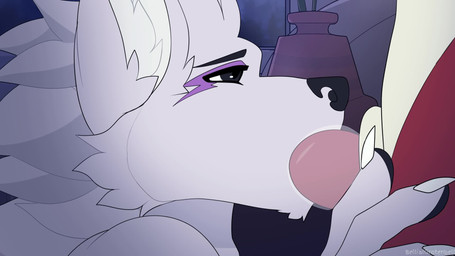 anthro audible_ejaculation bodily_fluids cum cum_in_mouth cum_inside drinking drinking_cum duo fellatio fur genital_fluids genitals knot knotted_penis knotting male oral oral_knotting oral_penetration penetration penile penis red_body red_fur sex white_body white_fur bellial_grotenbell canid mammal 16:9 animated hi_res huge_filesize short_playtime sound video widescreen