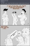 2koma 5_fingers absurd_res activision american_dragon:_jake_long anthro ask_blog bodily_fluids bottomwear clothing comic cross crying dialogue disney dragon english_text facial_hair fangs fingers front_view grey_background group hand_behind_head hand_on_head hand_on_hip hi_res holding_cross holding_object holding_sign horn human humor jacket jake_long leather leather_clothing leather_jacket leather_topwear looking_back looking_down male mammal meme muscular muscular_male mythological_creature mythological_scalie mythology open_mouth protest_sign raccoondouglas rear_view sad scalie shirt shorts sign simple_background skinny_male spyro spyro_the_dragon standing tank_top tears teeth text topwear