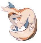 ambiguous_gender blue_eyes claws feral finger_claws fur open_mouth pose quadruped simple_background solo tail toe_claws white_background flavia-elric nintendo pokemon generation_3_pokemon linoone pokemon_(species) 2019 digital_media_(artwork) hi_res