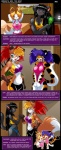 anthro big_breasts bikini black_body black_fur black_hair black_stripes blonde_hair blue_eyes breasts brown_body brown_fur chibi clothed clothing female fur green_eyes group hair huge_breasts multicolored_body multicolored_fur multicolored_hair orange_body orange_fur purple_hair red_hair skimpy stripes swimwear tail text tight_clothing two-piece_swimsuit two_tone_body two_tone_fur two_tone_hair underwear white_body white_fur yellow_eyes chalo breasts_are_the_best las_lindas rachael_saleigh sarah_silkie tiggs vixy canid canine domestic_cat felid feline felis fox mammal pantherine tiger comic english_text hi_res