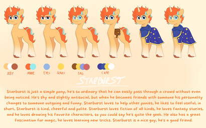 biography blue_cape blue_clothing blue_eyes blue_mane blue_tail brown_eyebrows brown_hooves cape closed_smile clothed clothed_feral clothed_male clothing color_swatch eyebrows eyewear feathering feral fur glasses hooves horn looking_at_viewer male mane medium_tail mouth_closed multicolored_body multicolored_fur multicolored_mane orange_mane orange_tail quadruped round_glasses saddle_bag short_mane simple_background smile smiling_at_viewer solo standing tail text two_tone_body two_tone_fur two_tone_mane two_tone_tail unguligrade unicorn_horn wavy_mane wavy_tail yellow_body yellow_eyewear yellow_fur yellow_glasses yellow_horn starburst_uwu hasbro my_little_pony mythology fan_character starburst_(starburst_uwu) equid equine mammal mythological_creature mythological_equine unicorn 2025 character_name digital_media_(artwork) english_description english_text hi_res model_sheet