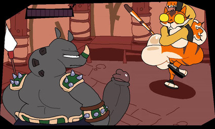 anthro areola asian_clothing balls belly big_areola big_breasts big_butt big_nipples bodily_fluids bouncing_breasts breasts brown_areola brown_nipples butt caught_off_guard clothed clothing cum cum_inflation cum_inside curvy_figure duo east_asian_clothing erection female female_penetrated fur gameplay_mechanics genital_fluids genitals huge_areola huge_breasts humanoid_genitalia humanoid_penis inflation japanese_clothing male male/female male_penetrating male_penetrating_female navel nipples nude on_bottom on_top orange_body overweight overweight_anthro overweight_male penetration penile penile_penetration penis presenting presenting_penis reverse_cowgirl_position sex shocked slightly_chubby slightly_chubby_anthro slightly_chubby_female smile striped_body stripes tail tan_body text thick_thighs thong underwear vaginal vaginal_penetration voluptuous voluptuous_anthro voluptuous_female vulva wide_hips superiorfox dreamworks instant_loss_2koma kung_fu_panda master_tigress felid feline felis mammal pantherine rhinoceros tiger 2d_animation animated colored digital_media_(artwork) flat_colors frame_by_frame no_sound shaded short_playtime webm widescreen