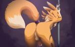 2014 anthro anus backsack balls black_nose black_sclera blue_eyes butt chest_tuft digimon flaccid fur humanoid_penis leaning looking_at_viewer looking_back male nude penis pink_penis pole presenting presenting_hindquarters raised_tail renamon shiuk solo standing stripper_pole tuft wide_hips
Rating: Explicit
Score: 33
User: ChestFox
Date: March 07, 2014
