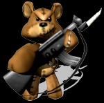 ambiguous_gender bayonet gun holding_gun holding_object holding_ranged_weapon holding_weapon knife plushie ranged_weapon rifle simple_background solo teddy_bear transparent_background weapon steve_mayles conker's_bad_fur_day rareware animate_inanimate bear living_plushie mammal tediz alpha_channel low_res official_art