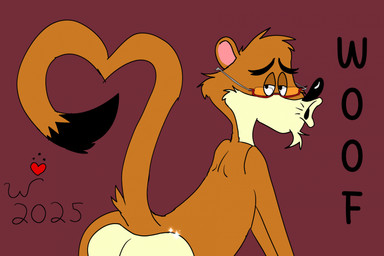 anthro arched_back big_butt biped black_eyebrows black_eyes black_nose black_tail_tip butt butt_pose cheek_tuft chest_tuft chin_tuft curling_tail dipstick_tail eyebrows eyewear eyewear_only facial_tuft fur glance glancing_back glasses glasses_only glistening glistening_butt half-closed_eyes head_tuft heart_shaped_tail heart_symbol looking_at_viewer looking_back looking_back_at_viewer male markings mature_male multicolored_body multicolored_butt multicolored_fur narrowed_eyes nude open_mouth orange_body orange_fur pose purple_background raised_tail rear_view shoulder_blades simple_background slightly_chubby slightly_chubby_anthro slightly_chubby_male solo sparkles sparkling_butt spine tail tail_markings tan_body tan_butt tan_fur text toony tuft two_tone_body two_tone_butt two_tone_fur wearing_glasses white_sclera wide_hips woof_(sound_effect) wheeler-bertrand wheeler_bertrand mammal mustelid musteline true_musteline weasel 2025 colored dated digital_drawing_(artwork) digital_media_(artwork) english_text flat_colors hi_res pinup signature