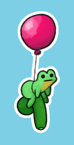 balloon_support balls beady_eyes big_balls big_butt big_penis blank_expression blank_stare blue_background butt countershade_torso countershading darkened_genitalia darkened_penis feral foreskin genitals glans green_body half-erect hanging_from_balloon huge_balls huge_penis humanoid_genitalia humanoid_penis male outline penis quadruped simple_background small_but_hung solo white_outline pincoosh earthbound_(series) nintendo save_frog amphibian frog hi_res