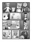 2013 anthro bath bathroom bodily_fluids brother_(lore) brother_and_sister_(lore) bubble collar comic crying darkmirage dialogue door doorknob dragon dragonair dragonchu_(character) enema enema_bulb exclamation_point fakemon fan_character female frustration fur generation_1_pokemon greyscale hi_res hybrid legendary_pokemon male mammal mew_(pokemon) monochrome multi_tail mythological_creature mythological_scalie mythology nintendo nude open_mouth panicking pictographics pikachu pokemon pokemon_(species) question question_mark quetzalli_(character) rodent scalie shower sibling_(lore) sis's_gamble sis_(fyoshi) sister_(lore) soap tail tears turn_around water