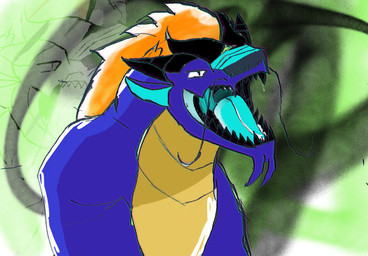 anthro male open_mouth ferdraxon mythology drax(ferdraxon) dragon eastern_dragon mythological_creature mythological_scalie scalie absurd_res hi_res
