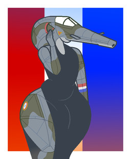 aircraft airplane anthro big_butt butt clothing dress femboy france french grey_body huge_butt jet machine male thick_thighs vehicle wide_hips mars206 aircraft_humanoid felid living_aircraft living_machine living_vehicle mammal pantherine tiger digital_media_(artwork) hi_res