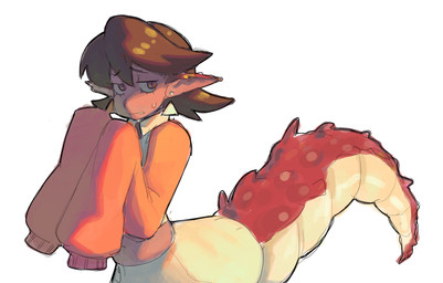 bodily_fluids bottomwear brown_hair clothed clothed_female clothed_humanoid clothing ear_piercing eyebrows eyelashes female female_humanoid front_view hair long_sleeves midriff piercing simple_background skirt solo sweat sweatdrop tail tan_body tan_skin thick_tail topwear white_background white_bottomwear white_clothing white_skirt piku184 mythology nigiri_(karu184) animal_humanoid dragon dragon_humanoid humanoid mythological_creature mythological_scalie scalie 2025 digital_drawing_(artwork) digital_media_(artwork) half-length_portrait hi_res portrait