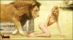 bestiality breasts duo female female_on_feral feral human_on_feral interspecies male male/female male_on_human outside realistic_feral vaesark felid human lion mammal pantherine 16:9 3d_(artwork) digital_media_(artwork) hi_res widescreen