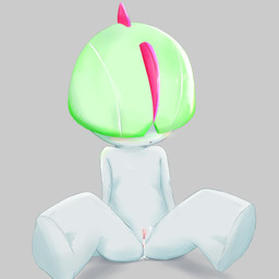 bodily_fluids cum cum_inside female genital_fluids genitals green_hair hair leaking_cum loli nude solo spreading vulva white_body young young_female young_humanoid taurineaddict nintendo pokemon generation_3_pokemon humanoid pokemon_(species) ralts 1:1 absurd_res hi_res