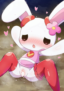 after_sex anthro black_eyes blush bodily_fluids bottomless bottomless_female bottomwear censored_genitalia clitoris clothed clothing cum cum_in_vagina cum_inside female flower_on_head fur genital_fluids genitals heart_eyes heart_symbol loli pink_bottomwear pink_clothing pink_shirt pink_skirt pink_topwear saliva shirt skirt solo tears topwear vaginal_fluids vulva white_body white_fur young young_anthro young_female lucky777 sweet_valerian valerian_(sweet_valerian) lagomorph leporid mammal rabbit 2026 absurd_res censored hi_res