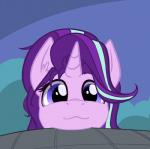 female feral hair horn looking_at_viewer smile solo duop-qoub friendship_is_magic hasbro my_little_pony mythology starlight_glimmer_(mlp) equid equine mammal mythological_creature mythological_equine unicorn 2017 hi_res