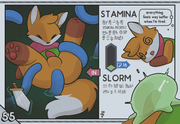 anal anal_penetration anthro balls bodily_fluids butt clothed clothing countershading cum cum_in_goo cum_inside cumshot defeated ejaculation erection fur genital_fluids genitals hair humanoid_genitalia male male_penetrated melee_weapon nude open_mouth orange_body orange_fur paws penetration penile penile_penetration penis penis_in_slime sex shirt slime slime_sex solo sword tail tentacles text topwear translucent tunic weapon conditional_dnp joooji tunic_(video_game) ruin_seeker canid canine fox goo_creature mammal character_cipher constructed_script digital_media_(artwork) english_text hi_res trunic_text