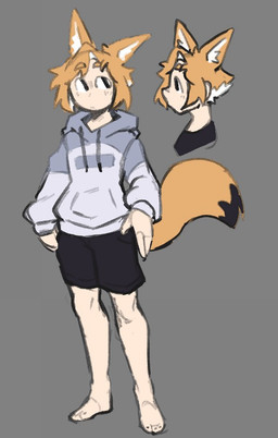 animal_ears barefoot black_bottomwear black_clothing black_shorts black_tail_tip black_topwear blonde_eyebrows blonde_hair bottomwear clothed clothed_humanoid clothed_male clothing dipstick_tail eyebrow_through_hair eyebrows feet fingers front_view grey_background grey_clothing grey_hoodie grey_topwear hair hoodie human_and_animal_ears inner_ear_fluff light_body light_skin male male_humanoid markings multi_ear shorts side_view simple_background solo standing tail tail_markings toes topwear translucent translucent_hair tuft white_inner_ear_fluff yellow_ears yellow_tail derpyfox_36 felix_(derpyfox_36) animal_humanoid canid canid_humanoid canine canine_humanoid fennec_humanoid fox_humanoid humanoid mammal mammal_humanoid 2023 digital_drawing_(artwork) digital_media_(artwork) full-length_portrait portrait