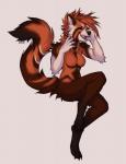 5_fingers anthro female fingers fur nude open_mouth orange_body orange_fur smile solo teeth tongue gonewiththefart ailurid mammal red_panda digital_media_(artwork)