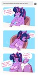 anthro assisted_exposure bottomwear breasts bulge butt cleavage clothed clothing crossdressing dialogue duo eyebrows faceless_character female femboy fingers forced forced_exposure horn looking_at_viewer male male_focus presenting_partner purple_eyes skirt talking_to_viewer text tolsticot friendship_is_magic hasbro my_little_pony mythology spike_(mlp) twilight_sparkle_(mlp) equid equine mammal mythological_creature mythological_equine unicorn 2023 digital_media_(artwork) english_text hi_res adopted_(lore) pseudo_incest_(lore)