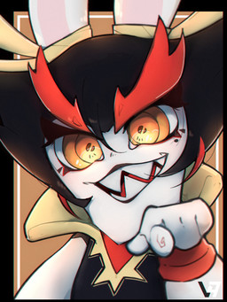 4_fingers anthro black_clothing black_hair black_lips black_shirt black_topwear clothed clothed_anthro clothed_female clothing ear_ribbon eyebrows eyelashes female female_anthro fingers fur gesture hair hand_gesture light lips long_ears looking_at_viewer multicolored_hair noseless open_mouth open_smile orange_background orange_eyes pointing pointing_at_viewer red_clothing red_eyebrows red_hair red_shirt red_topwear red_wristband sharp_teeth shirt short_hair simple_background smile smiling_at_viewer solo tan_inner_ear teeth thick_eyebrows thick_eyelashes topwear two_tone_hair white_body white_fur yellow_ribbon wizaoff mario_plus_rabbids_sparks_of_hope nintendo raving_rabbids rayman_(series) ubisoft kanya_(mario_plus_rabbids) lagomorph mammal rabbid 2024 3:4 absurd_res colored crossover digital_drawing_(artwork) digital_media_(artwork) english_description hi_res lighting shaded
